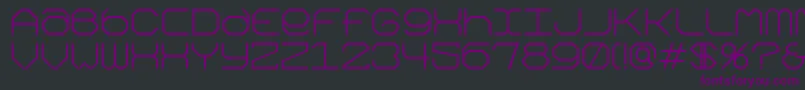 Kimonog Font – Purple Fonts on Black Background