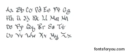 Schriftart Calligravity