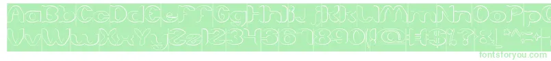 AboutYouHollowInverse Font – Green Fonts