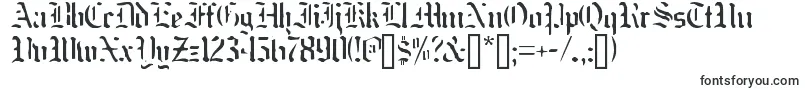 Шрифт Nakdmonk – шрифты, начинающиеся на N