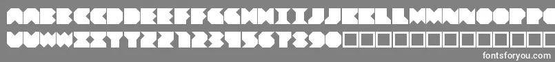 Beuve-fontti – valkoiset fontit harmaalla taustalla