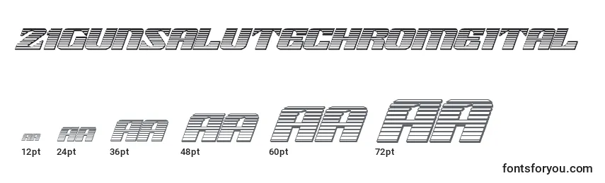 21gunsalutechromeital Font Sizes