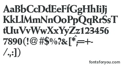 W690RomanBold font – Fonts Starting With W
