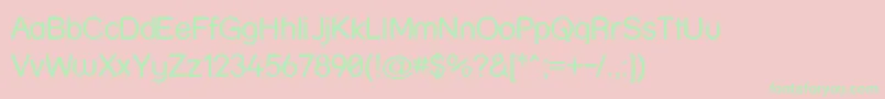 Strwrp Font – Green Fonts on Pink Background