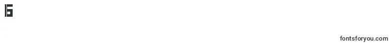 フォントSai19Serif – フォント数字6