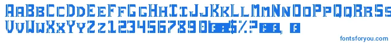 フォントSai19Serif – 青いフォント