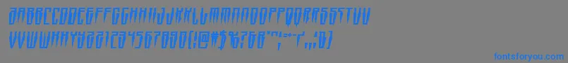 Swordtoothsemital Font – Blue Fonts on Gray Background