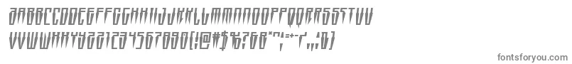 Swordtoothsemital-fontti – harmaat kirjasimet valkoisella taustalla
