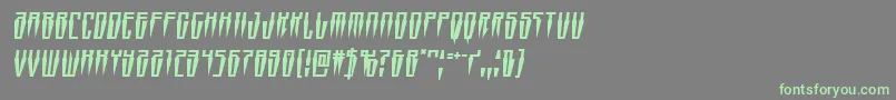 Swordtoothsemital Font – Green Fonts on Gray Background