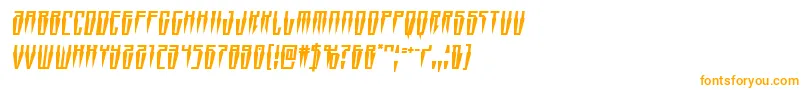 Swordtoothsemital Font – Orange Fonts on White Background