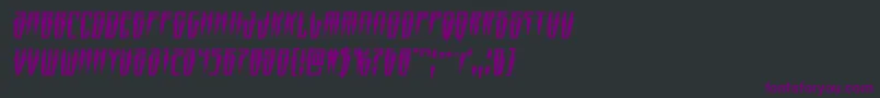 Swordtoothsemital Font – Purple Fonts on Black Background
