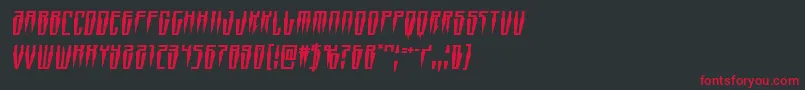 Swordtoothsemital Font – Red Fonts on Black Background