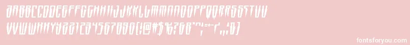 Swordtoothsemital Font – White Fonts on Pink Background