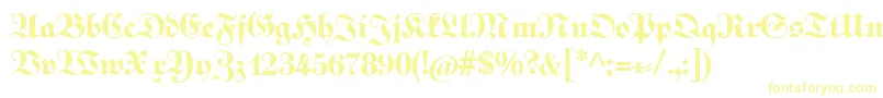 Fettekabinettfraktur Font – Yellow Fonts