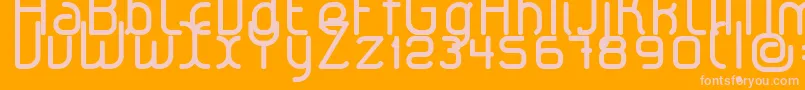 LeroticaRegular Font – Pink Fonts on Orange Background