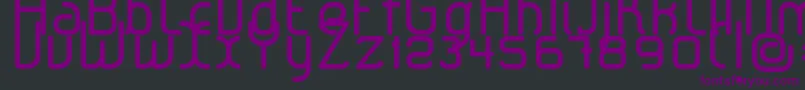 LeroticaRegular Font – Purple Fonts on Black Background