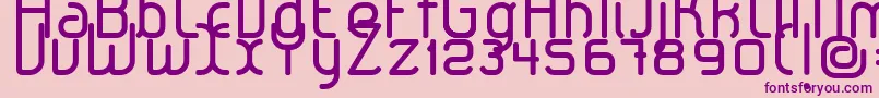 LeroticaRegular Font – Purple Fonts on Pink Background