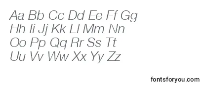 HelveticaLt46LightItalic フォントのレビュー