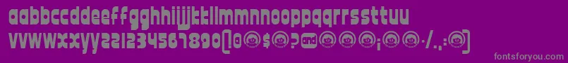 En savoir plus sur la police 12good Police 12good – polices grises sur fond violet