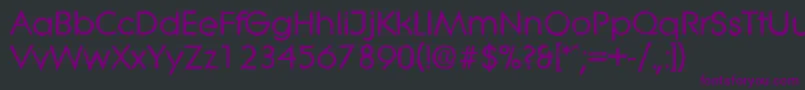 LiteraantiqueBold Font – Purple Fonts on Black Background