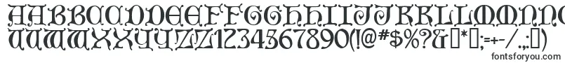 Шрифт Aneirin ffy – толстые шрифты