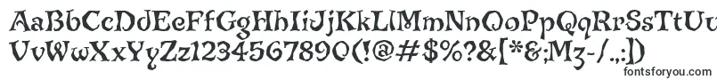 Шрифт JiggerypokeryitcTt – шрифты для Adobe Reader