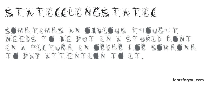 StaticClingStatic-fontti