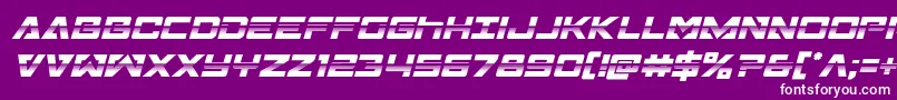 Transamericahalfital Font – White Fonts on Purple Background