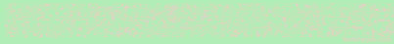 ALancetcmikbl Font – Pink Fonts on Green Background