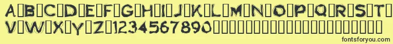 Boogaloo1.0 Font – Black Fonts on Yellow Background