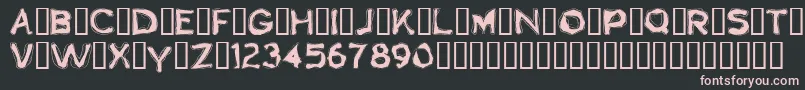 Boogaloo1.0 Font – Pink Fonts on Black Background