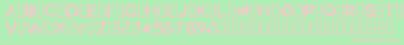 Boogaloo1.0 Font – Pink Fonts on Green Background