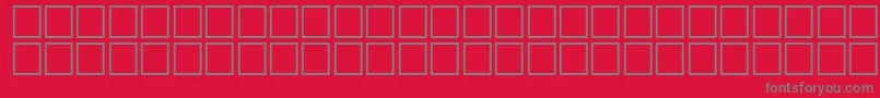 HeshamFostatNormalTraditional Font – Gray Fonts on Red Background