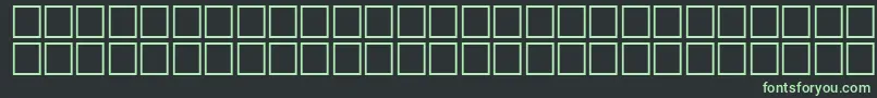 HeshamFostatNormalTraditional Font – Green Fonts on Black Background