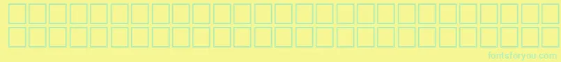 Police HeshamFostatNormalTraditional – polices vertes sur fond jaune
