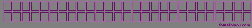 フォントHeshamFostatNormalTraditional – 紫色のフォント、灰色の背景