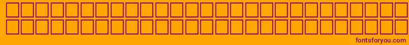 Шрифт HeshamFostatNormalTraditional – фиолетовые шрифты на оранжевом фоне