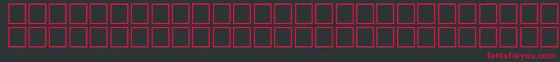 HeshamFostatNormalTraditional Font – Red Fonts on Black Background