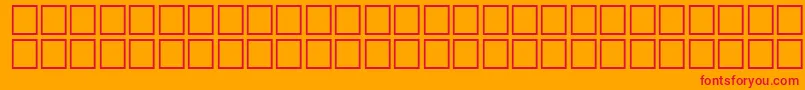 HeshamFostatNormalTraditional Font – Red Fonts on Orange Background