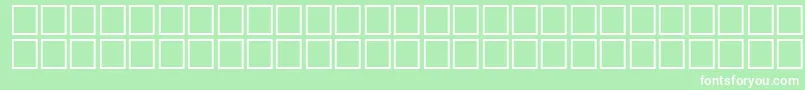 HeshamFostatNormalTraditional Font – White Fonts on Green Background