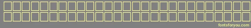 HeshamFostatNormalTraditional Font – Yellow Fonts on Gray Background