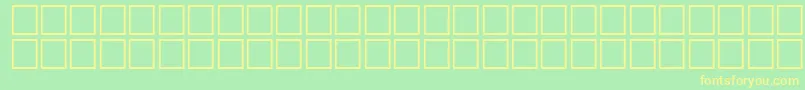 HeshamFostatNormalTraditional Font – Yellow Fonts on Green Background