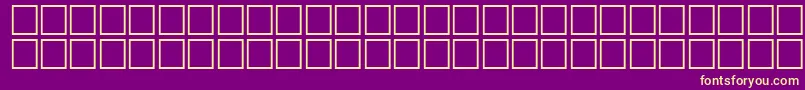 HeshamFostatNormalTraditional Font – Yellow Fonts on Purple Background