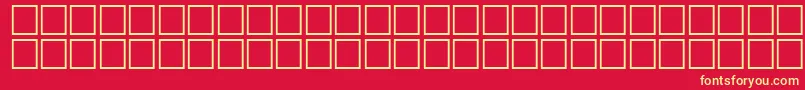 HeshamFostatNormalTraditional Font – Yellow Fonts on Red Background