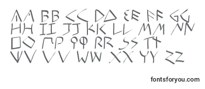 Шрифт Etruskrough