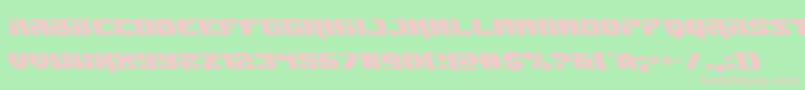 Jumpersleft Font – Pink Fonts on Green Background