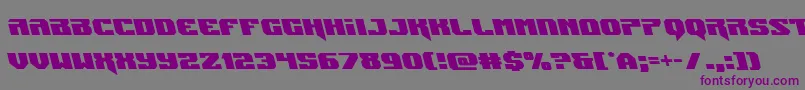 Jumpersleft Font – Purple Fonts on Gray Background