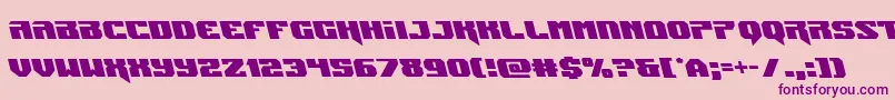 Jumpersleft Font – Purple Fonts on Pink Background