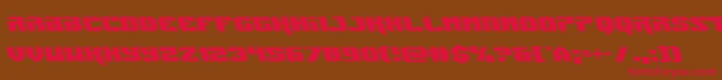 Jumpersleft Font – Red Fonts on Brown Background