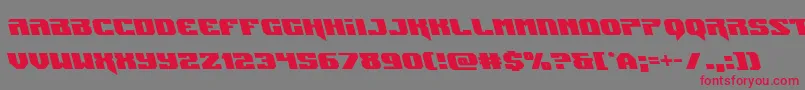 fuente Jumpersleft – Fuentes Rojas Sobre Fondo Gris